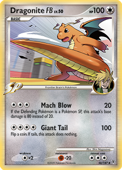 Dragonite FB card art