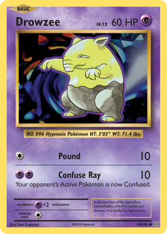 Drowzee card art