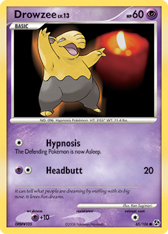 Drowzee card art