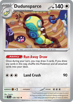 Dudunsparce card art