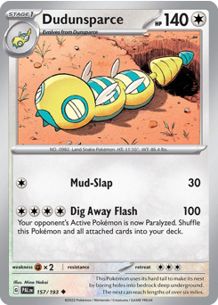 Dudunsparce card art