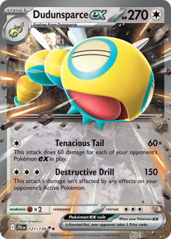 Dudunsparce ex card art