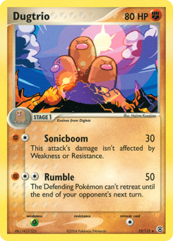 Dugtrio card art