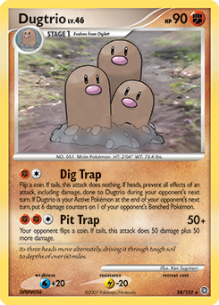 Dugtrio card art