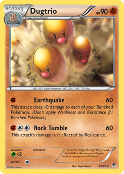 Dugtrio card art