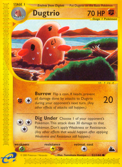 Dugtrio card art