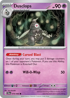 Dusclops card art