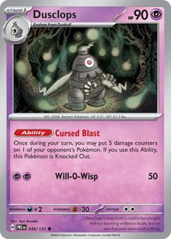 Dusclops card art