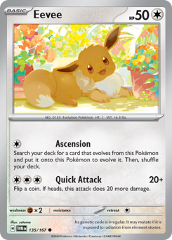 Eevee card art