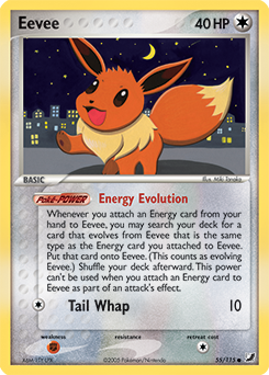 Eevee card art