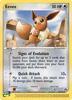 Eevee card art