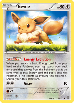 Eevee card art