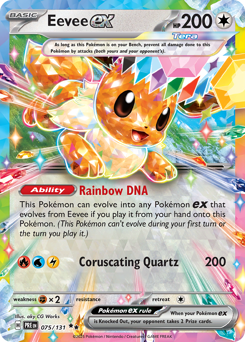 Eevee ex card art