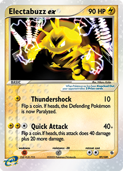 Electabuzz ex card art