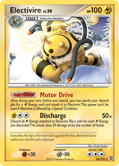Electivire card art