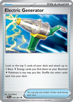 Electric Generator card art