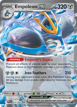 Empoleon ex card art