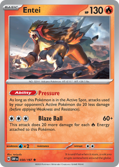Entei card art