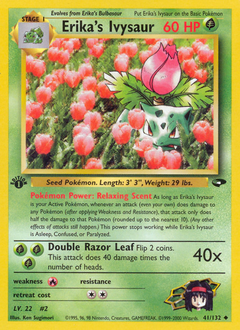 Erika's Ivysaur card art