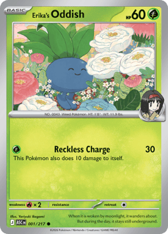 Erika's Oddish card art