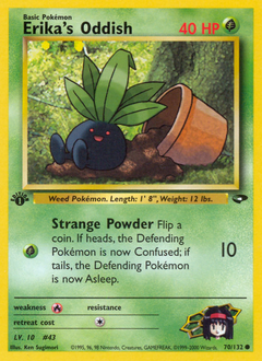 Erika's Oddish card art