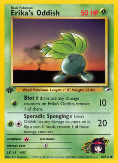 Erika's Oddish card art
