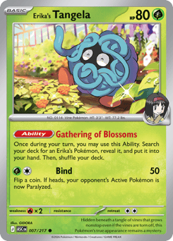 Erika's Tangela card art