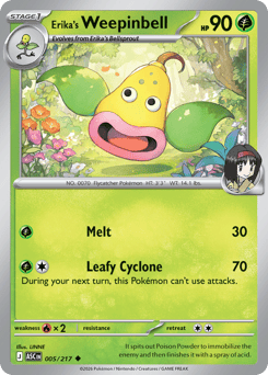 Erika's Weepinbell card art