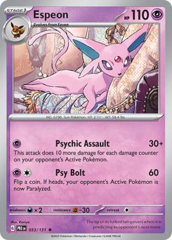 Espeon card art