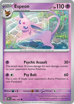 Espeon card art