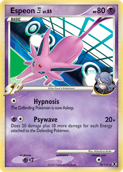 Espeon E4 card art