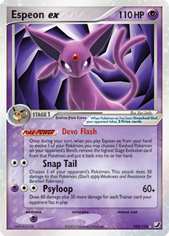 Espeon ex card art