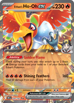 Ethan's Ho-Oh ex card art
