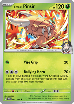 Ethan's Pinsir card art