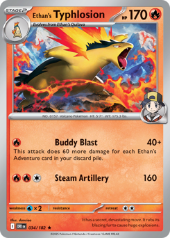 Ethan's Typhlosion card art