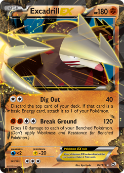 Excadrill-EX card art