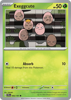 Exeggcute card art