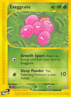 Exeggcute card art