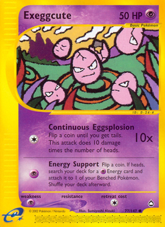 Exeggcute card art