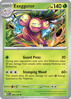 Exeggutor card art