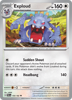 Exploud card art