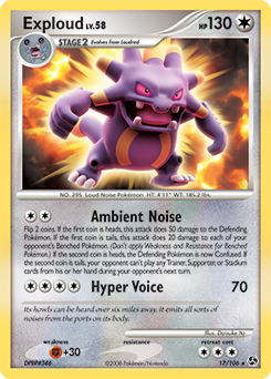 Exploud card art