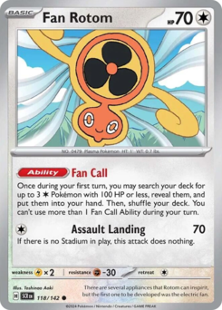 Fan Rotom card art