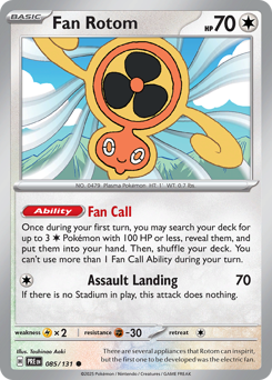 Fan Rotom card art