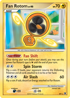 Fan Rotom card art