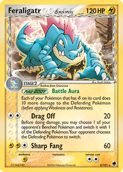 Feraligatr δ card art