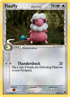 Flaaffy δ card art