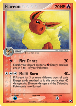 Flareon card art