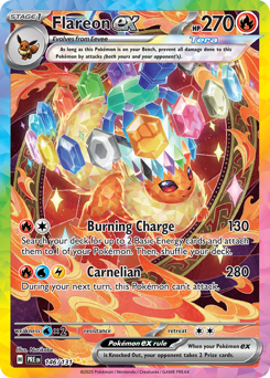 Flareon ex card art