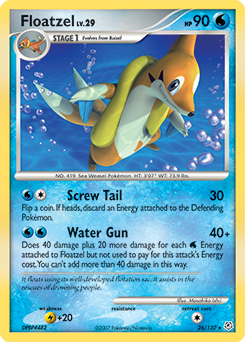 Floatzel card art